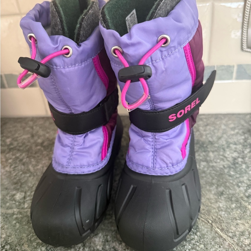 Sorel Green Winter Boots kids